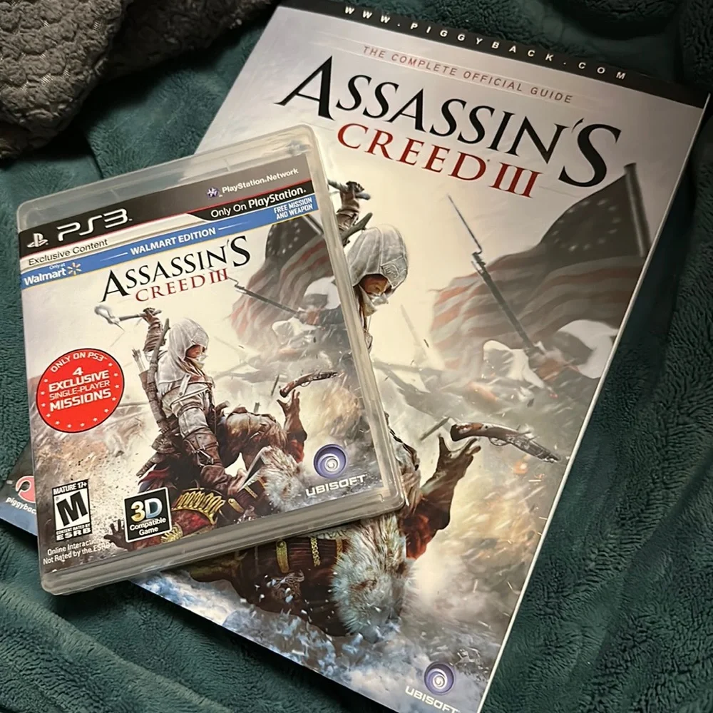 Assassins Creed III Guide and PS3 game bundle